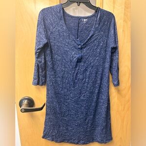 SO Women's Navy Button-Down Shirt